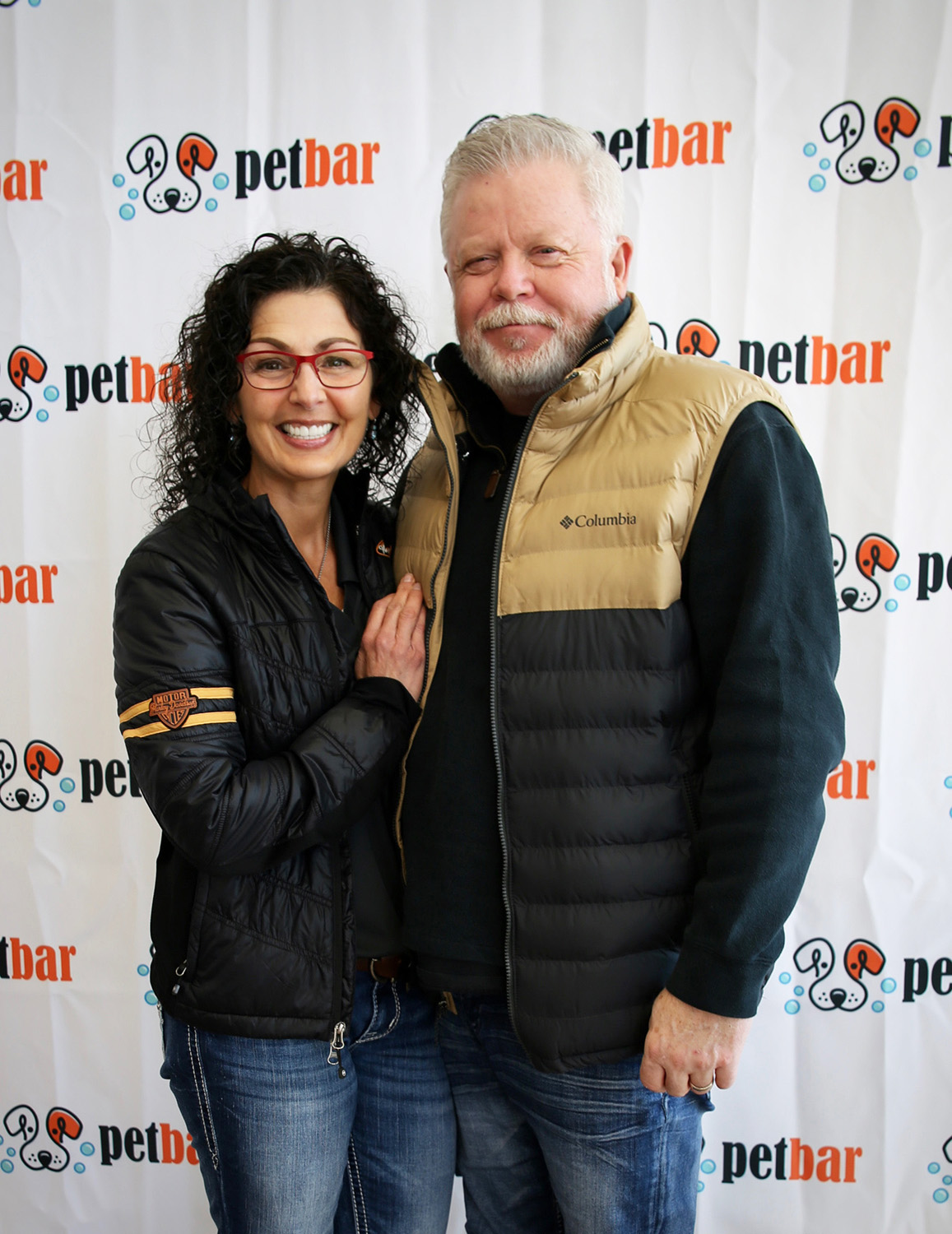 Couple at petbar franchise opening